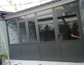 Cửa nhôm Xingfa kính cường lực 2025