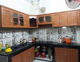 Tủ bếp nhôm treo tường