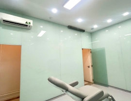 Vách kính cho phòng khám ở Bệnh Viện Gò Vấp