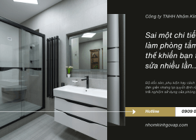 5 Sai Lầm Khi Làm Phòng Tắm Kính Mà Nhiều Nhà Đang Mắc Phải