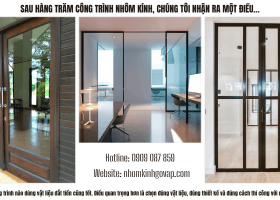 10 Kinh Nghiệm Sau Hàng Trăm Công Trình Nhôm Kính