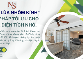 Cửa lùa nhôm kính – Giải pháp tối ưu cho nhà diện tích nhỏ