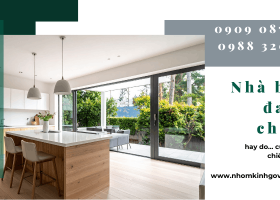 Cửa nhôm mở lùa - Giải pháp tiết kiệm diện tích cho nhà phố đầu năm