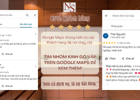 Đánh giá Google Maps: Cách Nhôm Kính Gò Vấp tạo dựng niềm tin
