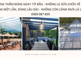 Sai lầm khi chống thấm mái kính khiến chi phí sửa chữa tăng gấp đôi