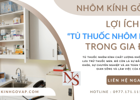 Lợi ích của tủ thuốc bằng nhôm kính trong gia đình