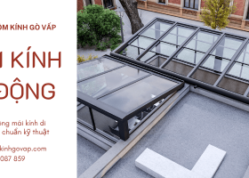 Mái kính di động cho hiên nhà và quán café