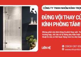 Sửa Cửa Kính Phòng Tắm Bị Khó Đóng - 7 Nguyên Nhân Thường Gặp
