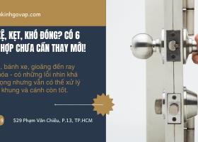 Sửa cửa nhôm kính tại nhà: Những trường hợp nào có thể xử lý mà không cần thay mới?