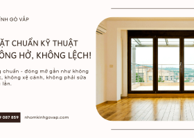 Thi công cửa đi mở quay nhôm Xingfa - Bền đẹp - kín - sang trọng