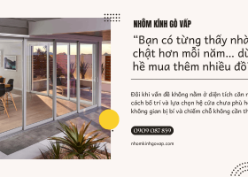 Có một sự thật ít người biết về cửa lùa nhôm kính