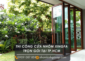 Thi công cửa nhôm Xingfa trọn gói tại TP.HCM: Uy tín, chuyên nghiệp
