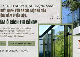 Thi công nhôm kính trọn gói: đẹp, bền và đúng nhu cầu