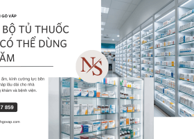 Thi công tủ thuốc nhôm kính cho nhà thuốc, bệnh viện - 0909 087 859