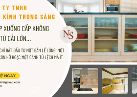 Một bộ tủ bếp xuống cấp thường bắt đầu hỏng từ đâu?