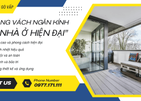Ứng dụng vách ngăn kính cho nhà ở hiện đại