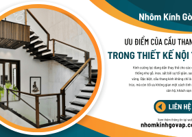 Ưu điểm của cầu thang kính trong thiết kế nội thất