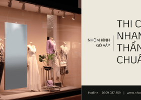 Vách ngăn nhôm kính - Trợ thủ nâng tầm thẩm mỹ cho shop thời trang