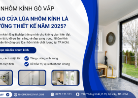 Tại sao cửa lùa nhôm kính là xu hướng thiết kế năm 2025?