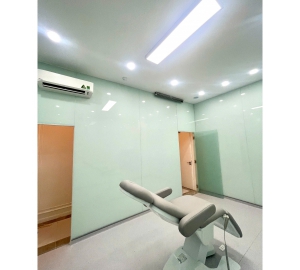 Vách kính cho phòng khám ở Bệnh Viện Gò Vấp
